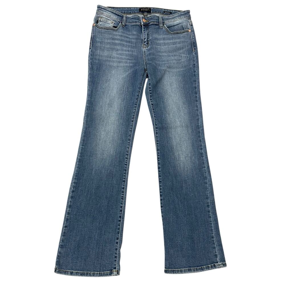 Judy Blue Jeans Womens 13 31 Mid Rise Bootcut Stretch Blue Denim Medium Wash